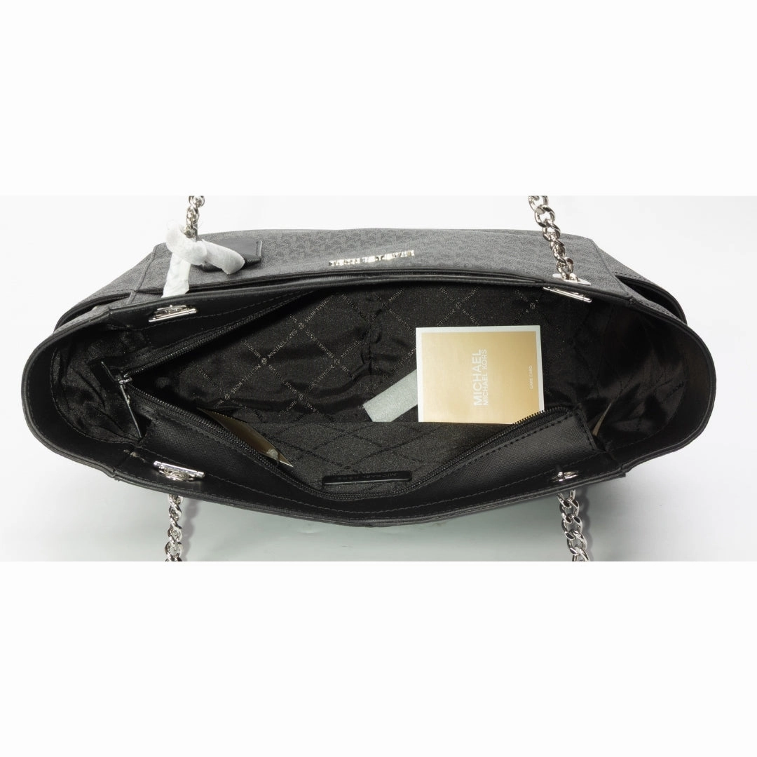 Michael Kors MK Monogram Chain Link Tote Bag