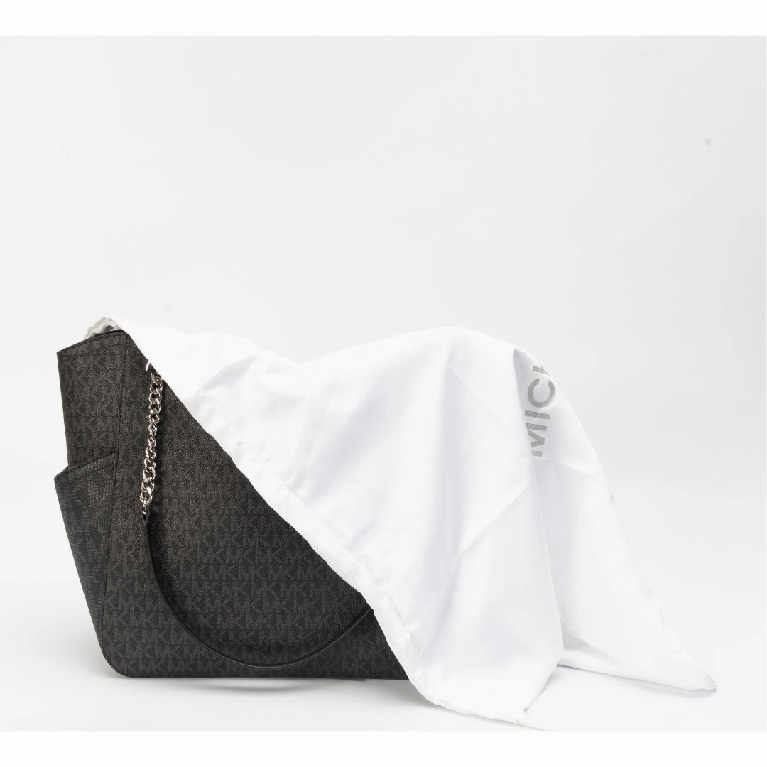 Michael Kors MK Monogram Chain Link Tote Bag