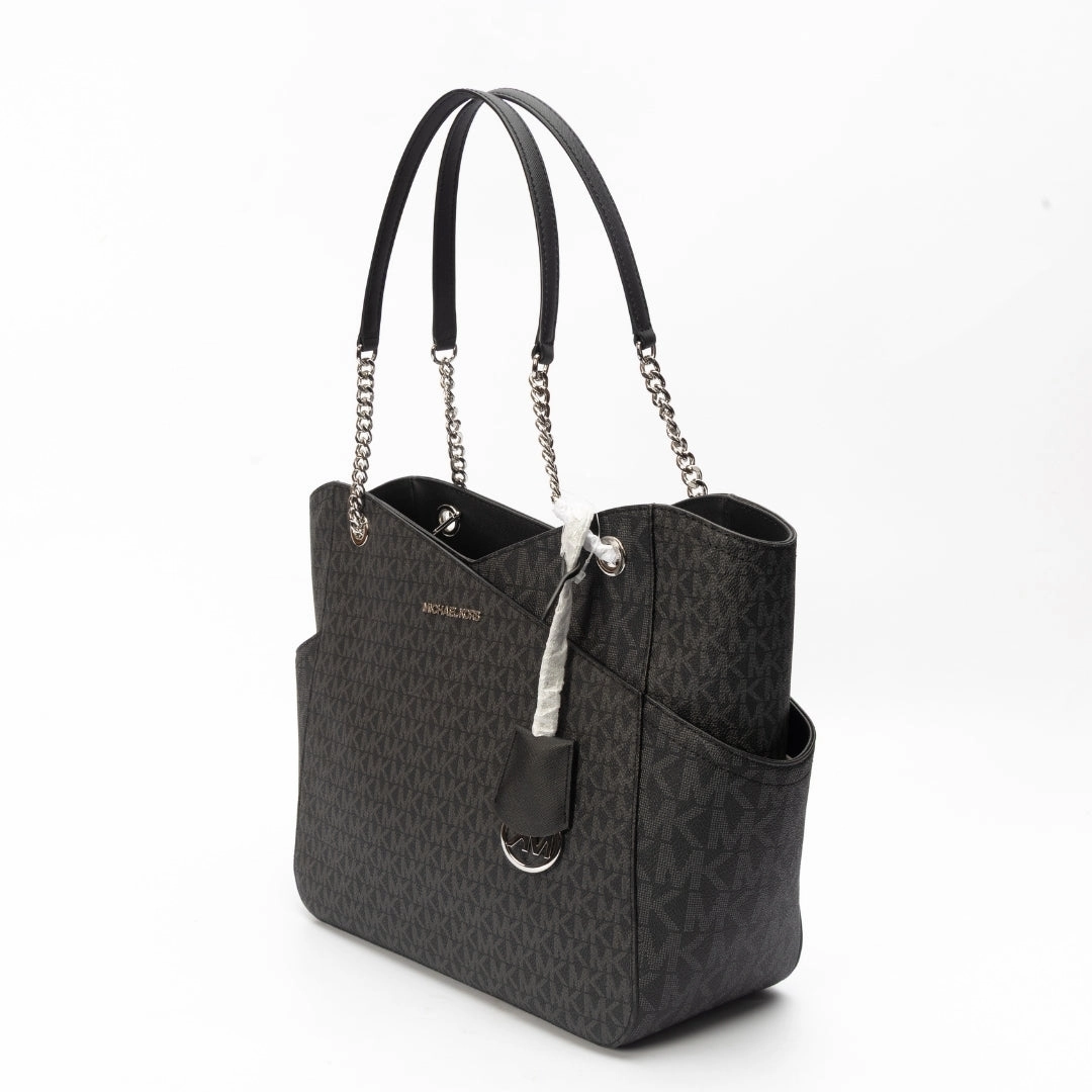 Michael Kors MK Monogram Chain Link Tote Bag
