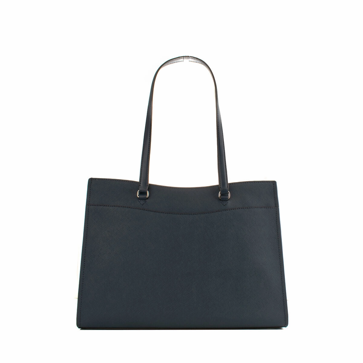 Michael Kors Navy Blue Leather Tote Shoulder Bag