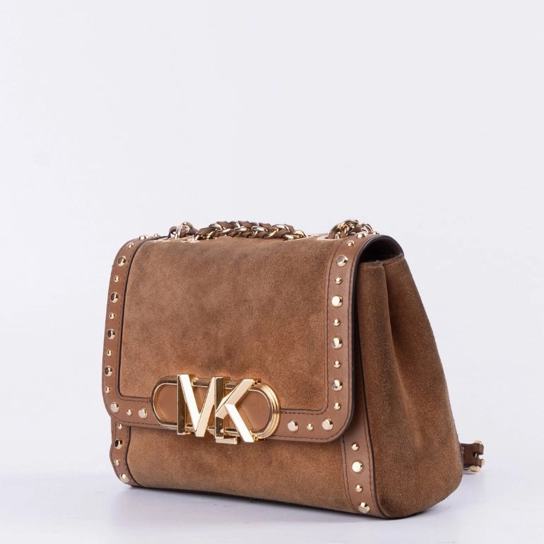 Michael Kors Parker Studded Suede Crossbody Bag