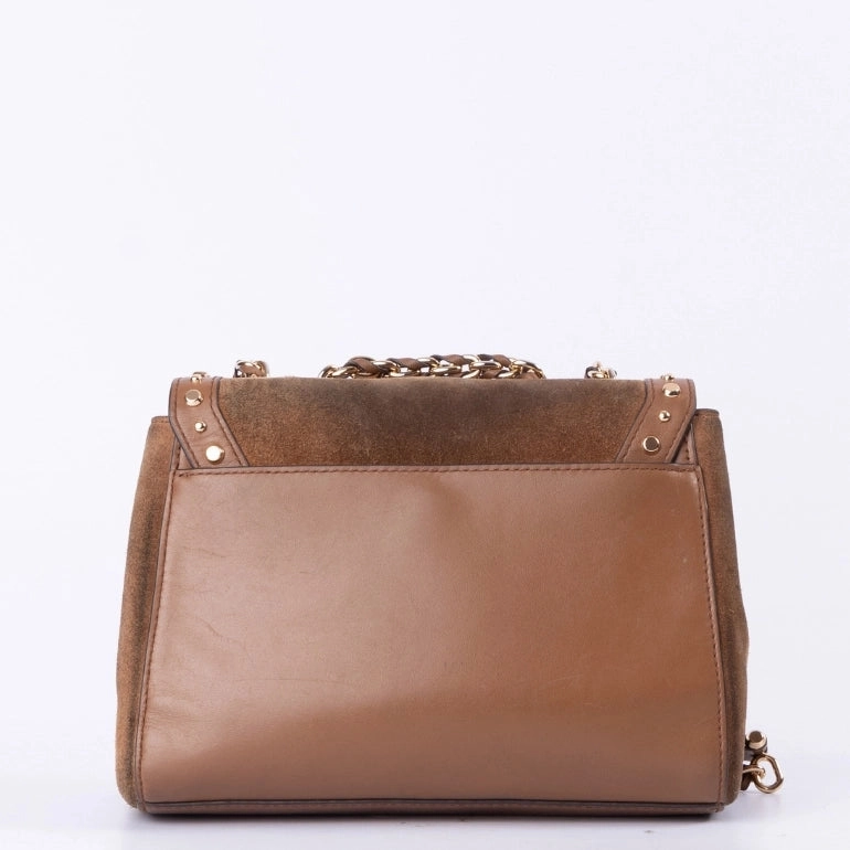 Michael Kors Parker Studded Suede Crossbody Bag