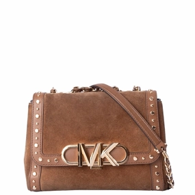 Michael Kors Parker Studded Suede Crossbody Bag