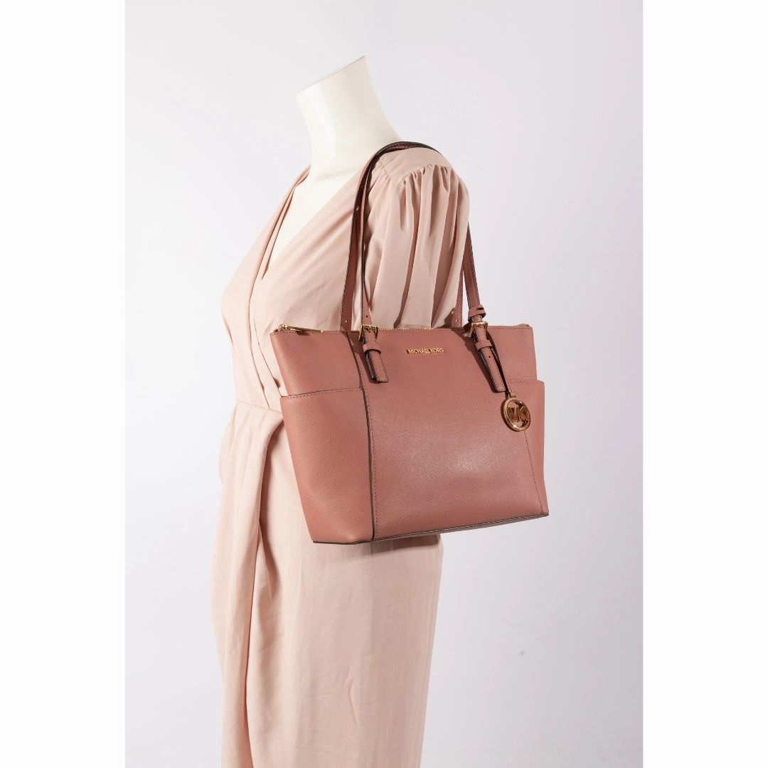 Michael Kors Pink Jet Set Tote Bag