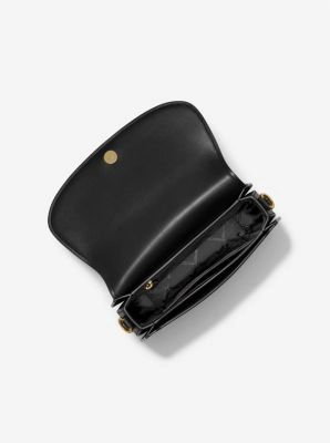 Mila Medium Leather Messenger Bag