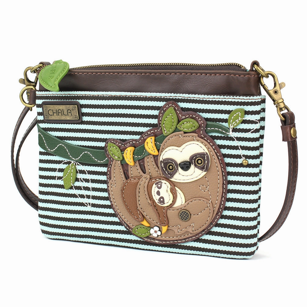 Mini Crossbody - Sloth Family