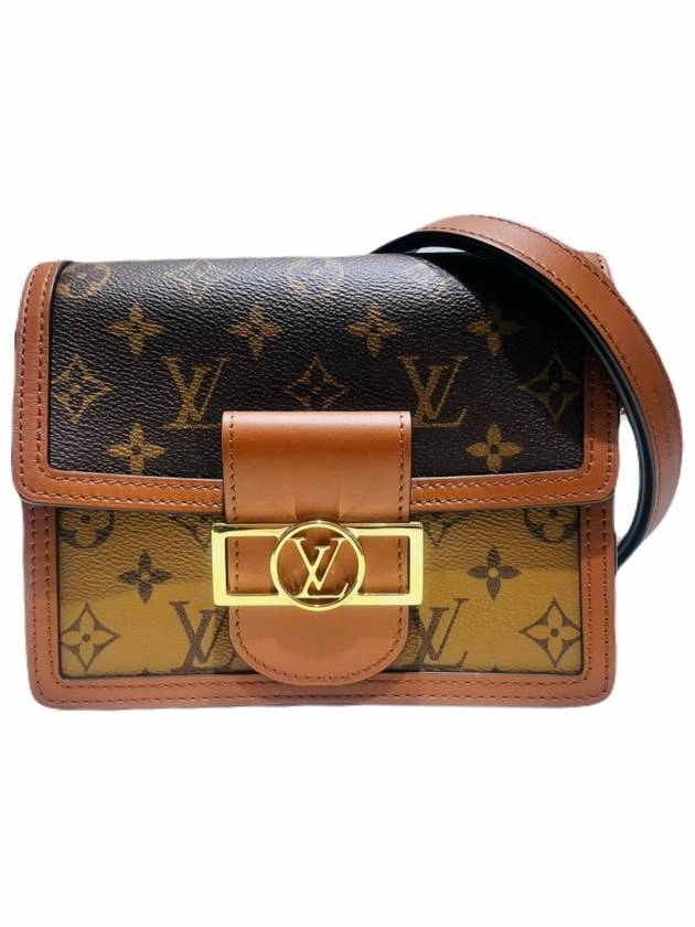 Mini Dauphin Monogram Canvas Reverse Shoulder Bag M44580