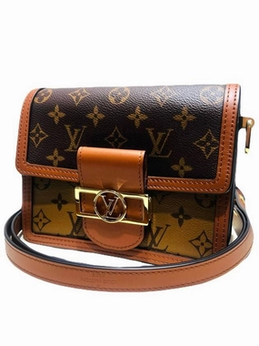 Mini Dauphin Monogram Canvas Reverse Shoulder Bag M44580
