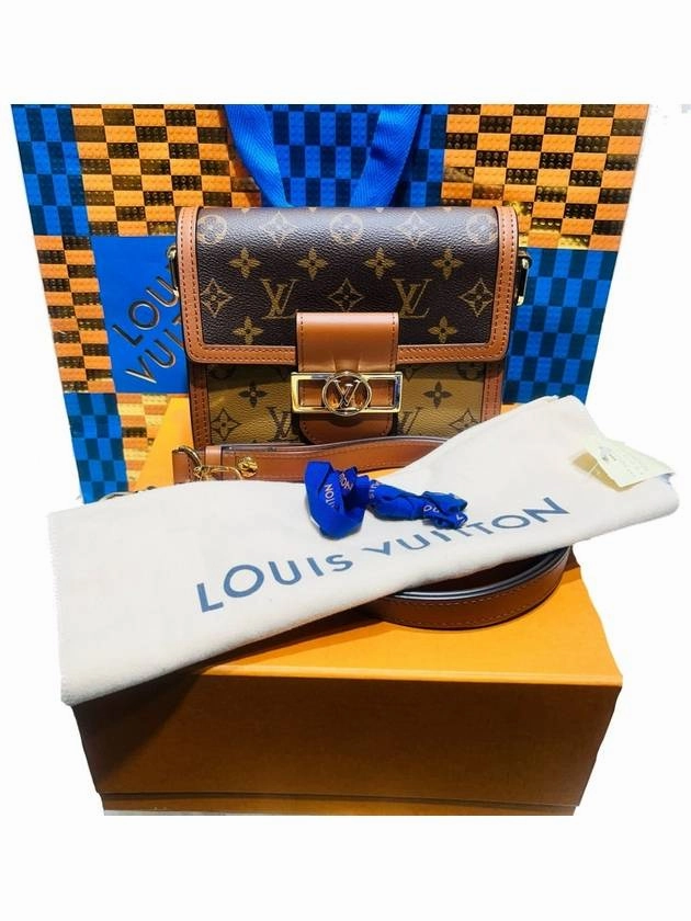 Mini Dauphin Monogram Canvas Reverse Shoulder Bag M44580