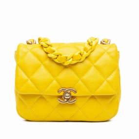 Mini Quilted Lambskin Candy Chain Crossbody