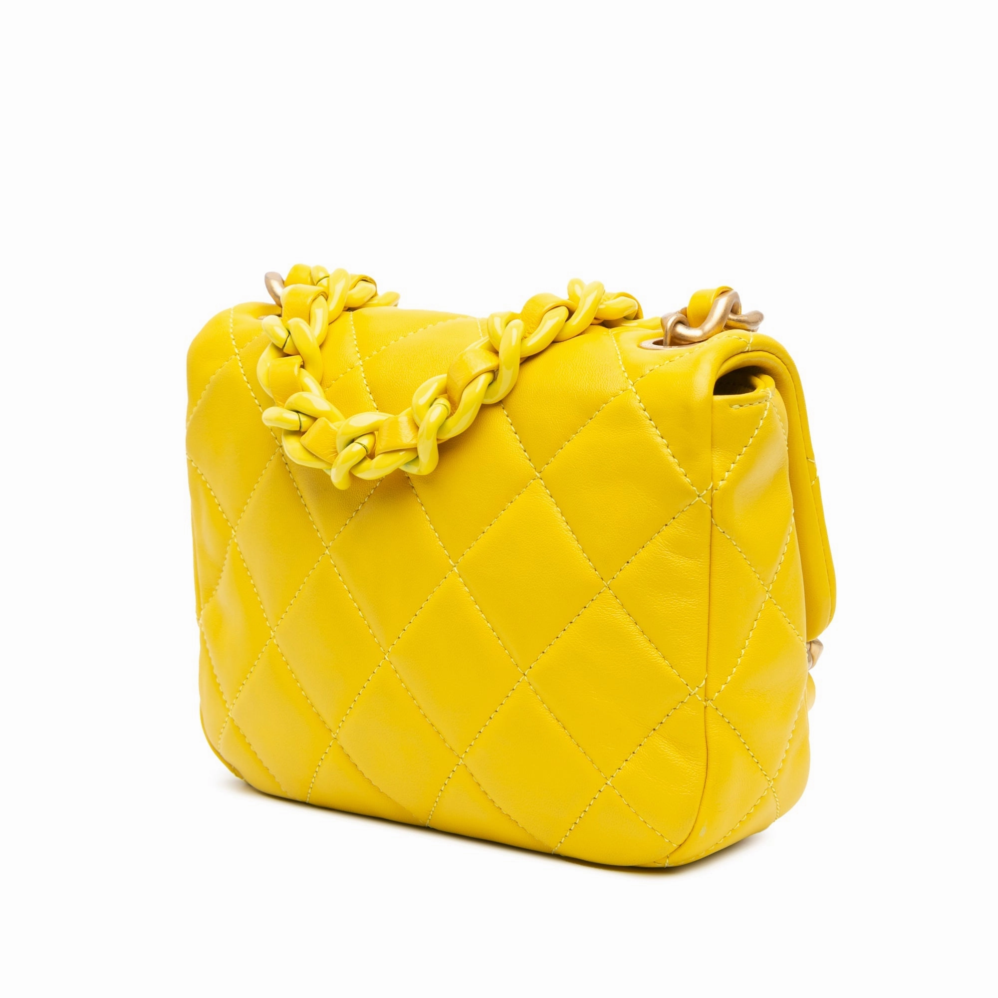 Mini Quilted Lambskin Candy Chain Crossbody