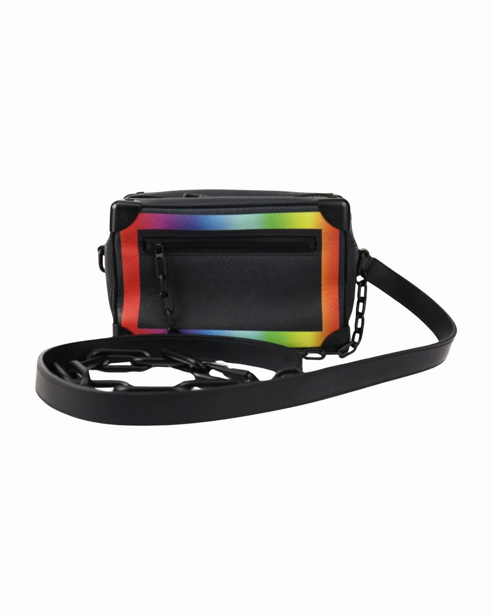 Mini Rainbow Trunk Crossbody Bag
