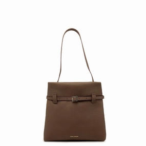 Mini Tote du Jour, Calf, Mocha
