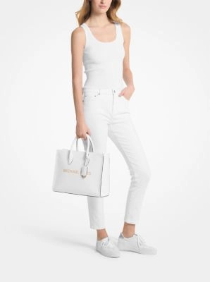 Mirella Medium Pebbled Leather Tote Bag
