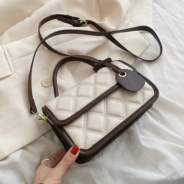 Monic Women's Small Quilted Leather Handbag