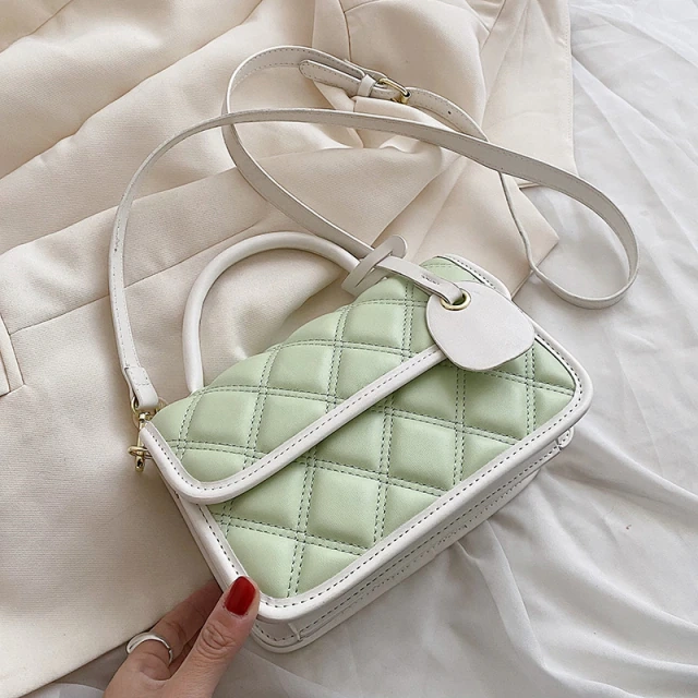 Monic Women's Small Quilted Leather Handbag