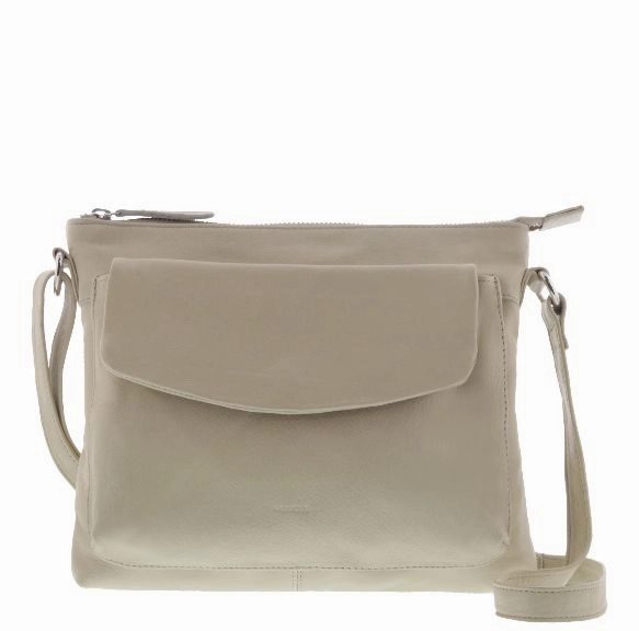 MONIQUE LEATHER AUDREY ENVELOPE STYLE CROSSBODY BAG