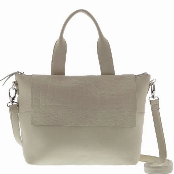 MONIQUE LEATHER PENELOPE FLAP TOTE/MESSENGER/CROSSBODY BAG
