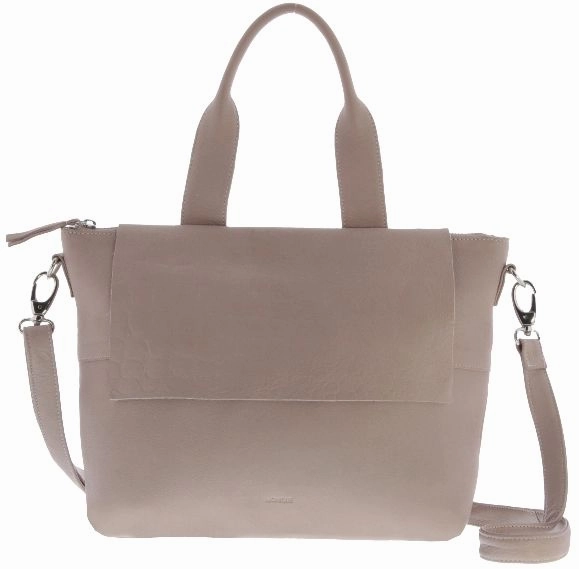 MONIQUE LEATHER PENELOPE FLAP TOTE/MESSENGER/CROSSBODY BAG
