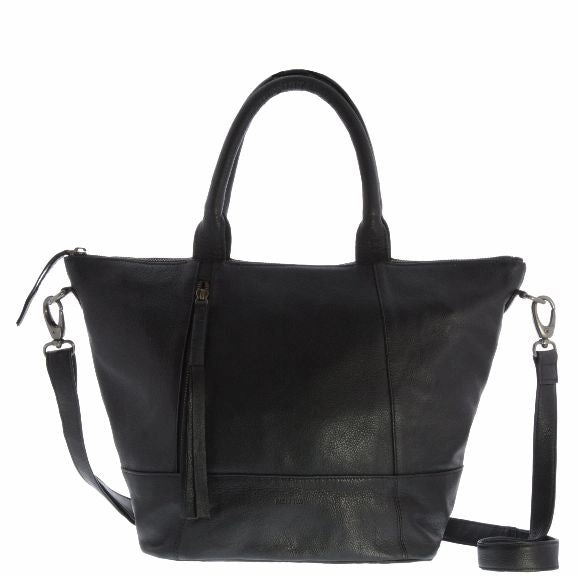MONIQUE LEATHER VIOLET SHOULDER BAG