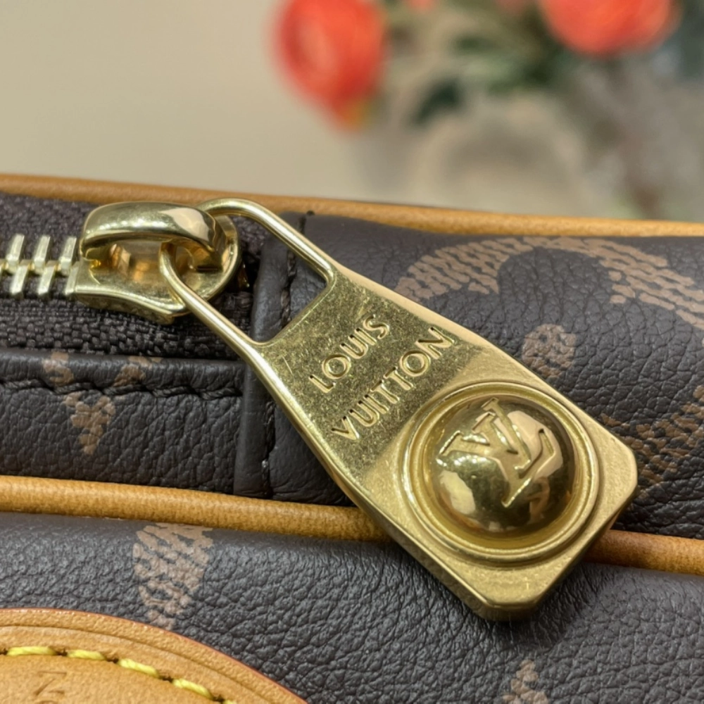 Monogram Amazone Leather Crossbody Bag for Men