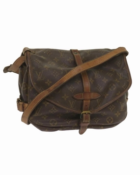 Monogram Canvas Crossbody Shoulder Bag