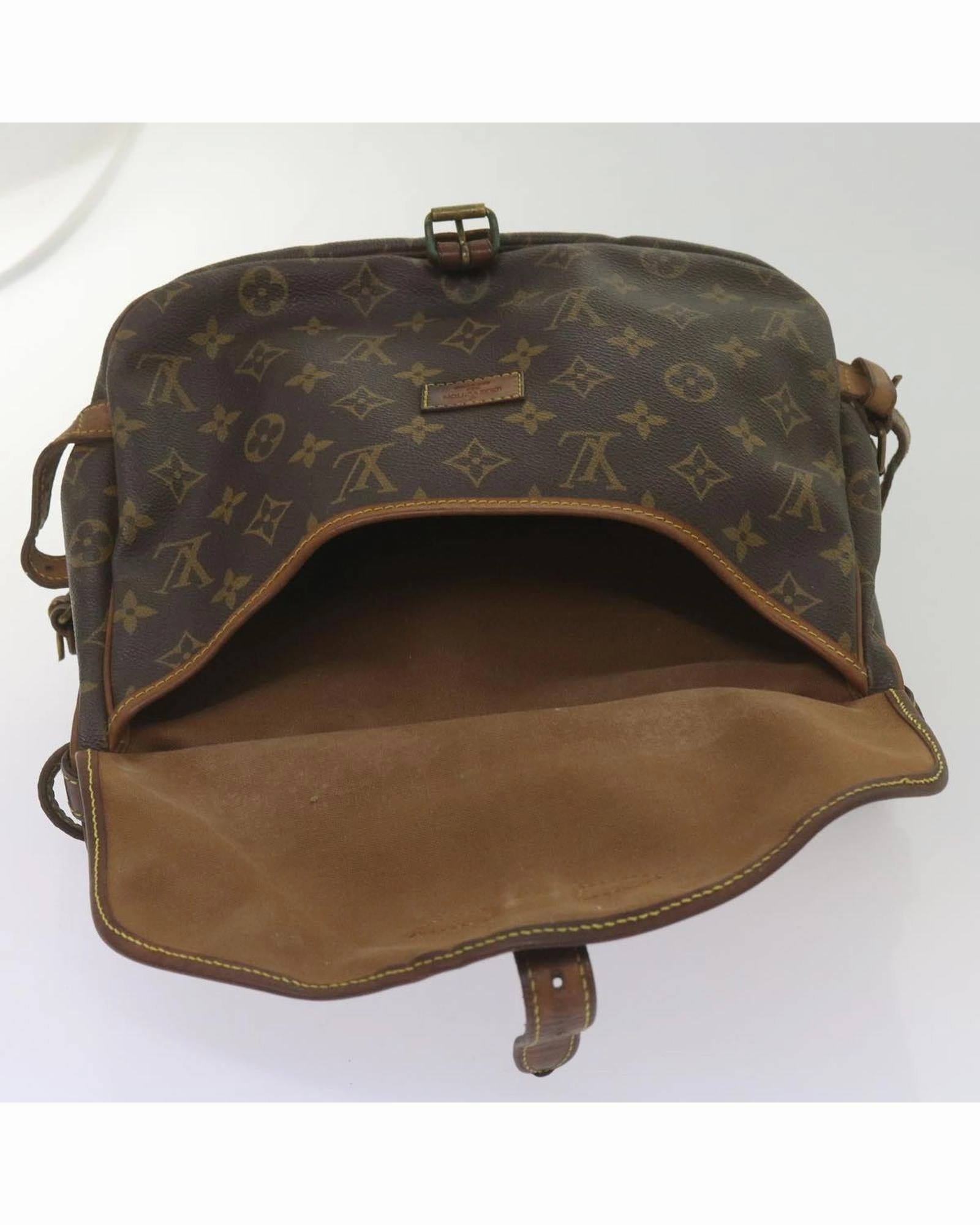 Monogram Canvas Crossbody Shoulder Bag