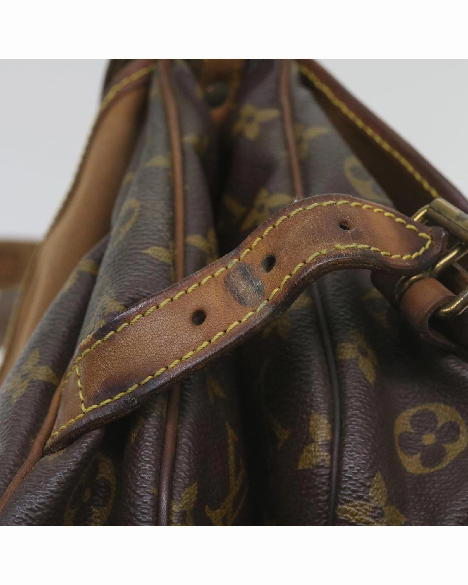 Monogram Canvas Crossbody Shoulder Bag