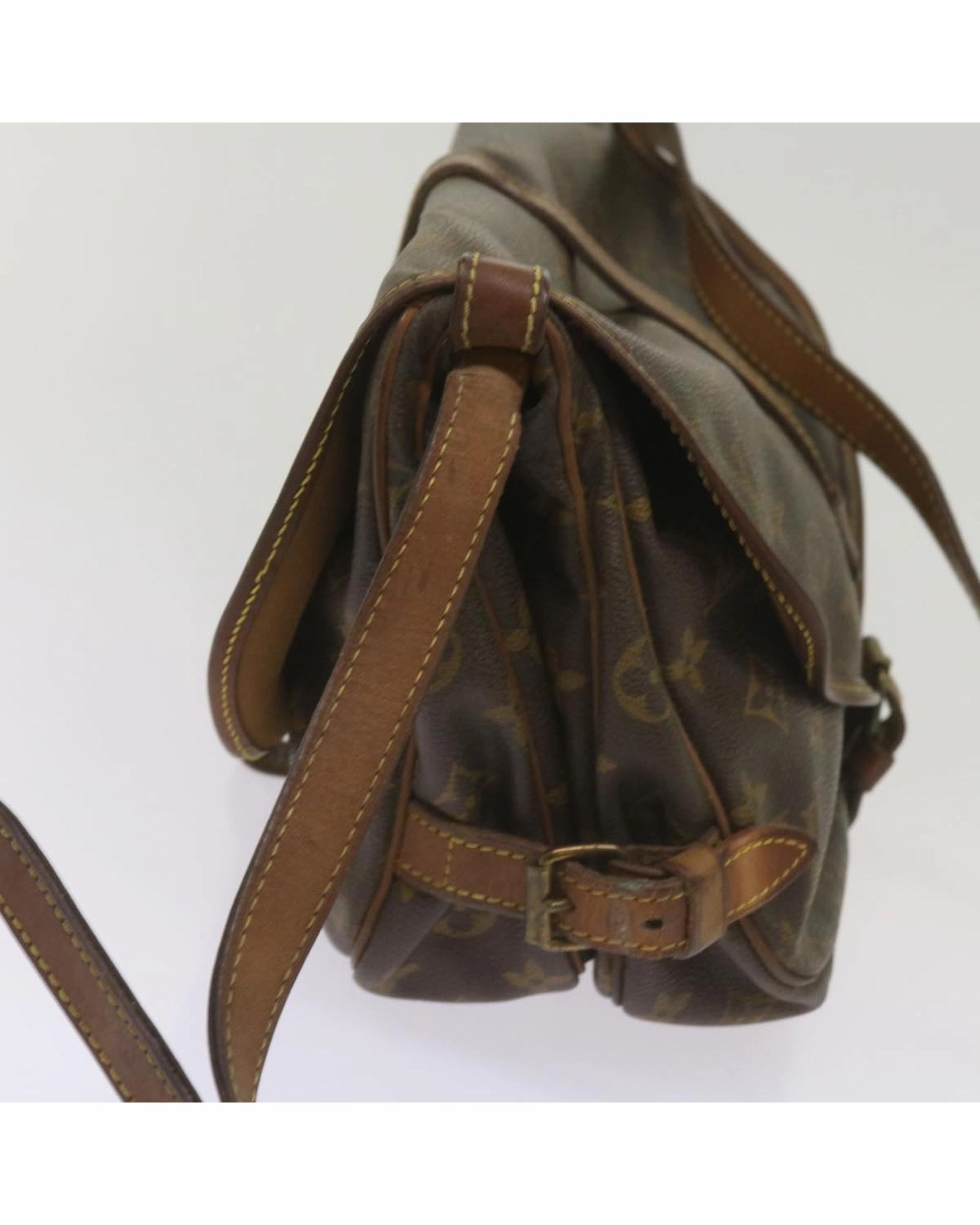 Monogram Canvas Crossbody Shoulder Bag