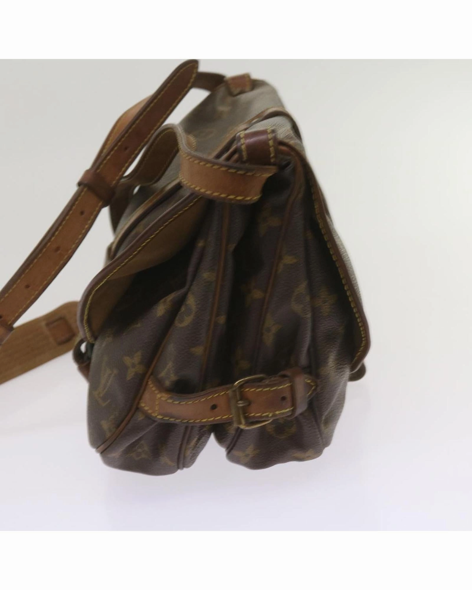 Monogram Canvas Crossbody Shoulder Bag