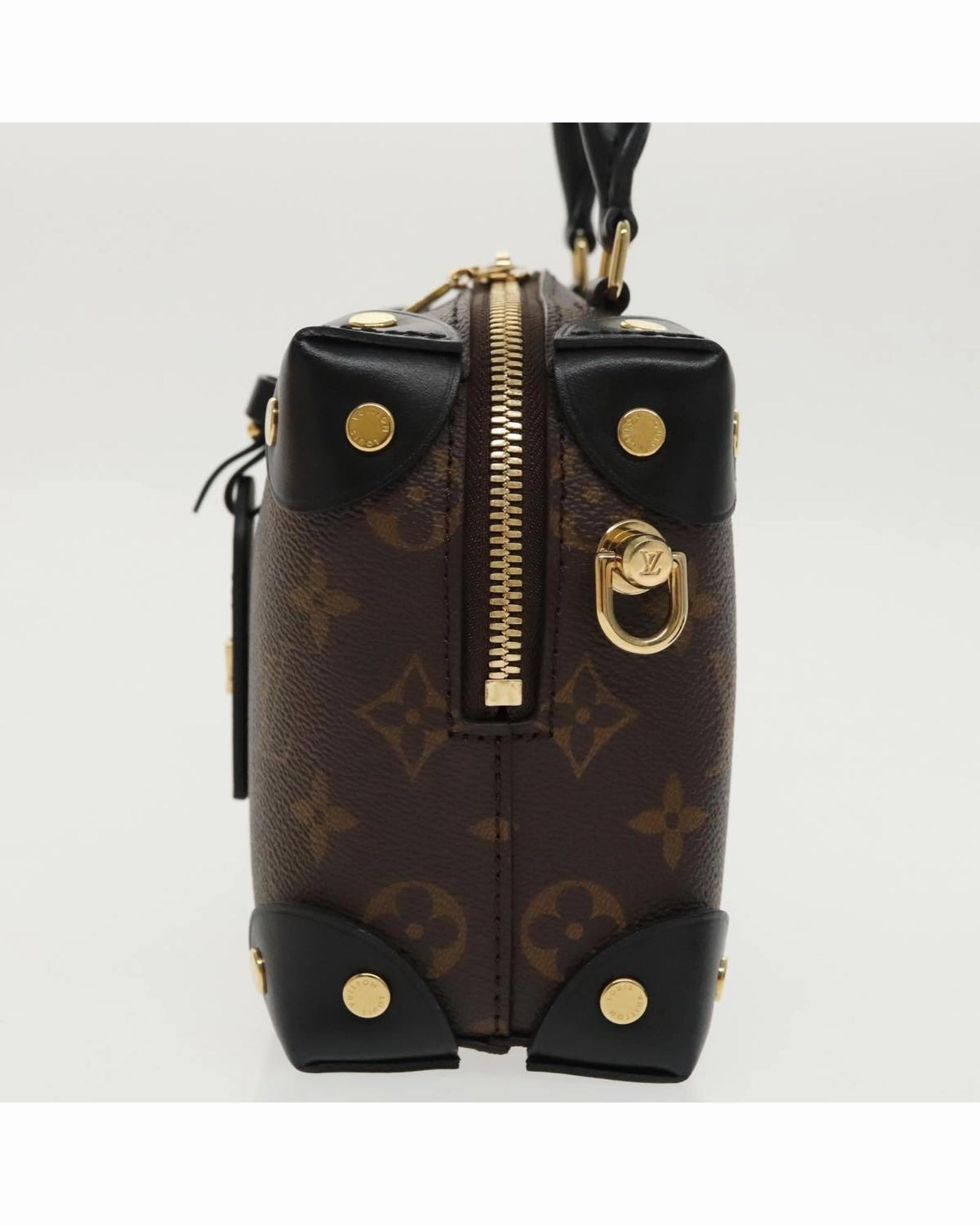 Monogram Canvas Petit Maru Suple 2-Way Handbag with Dust Bag and Shoulder Strap