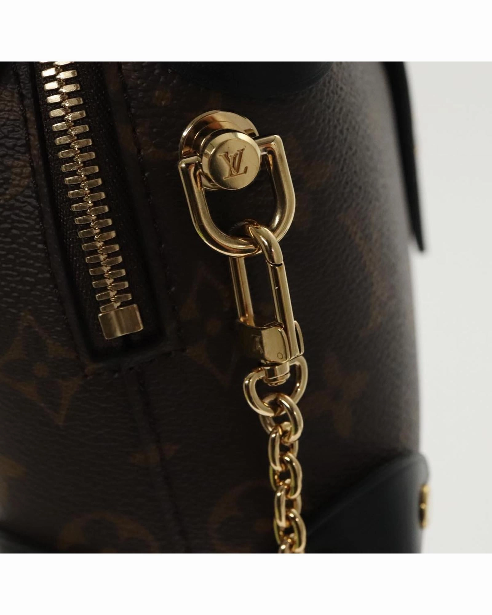 Monogram Canvas Petit Maru Suple 2-Way Handbag with Dust Bag and Shoulder Strap