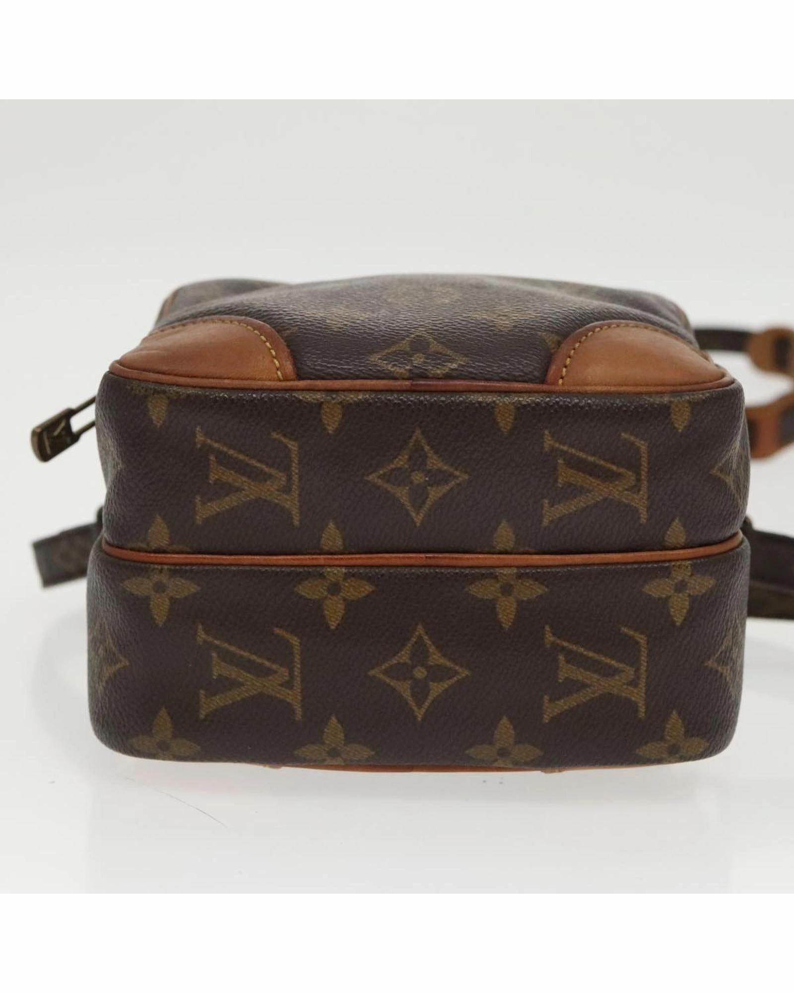 Monogram Canvas Shoulder Bag with Adjustable Strap