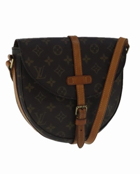 Monogram Canvas Shoulder Bag with Adjustable Strap