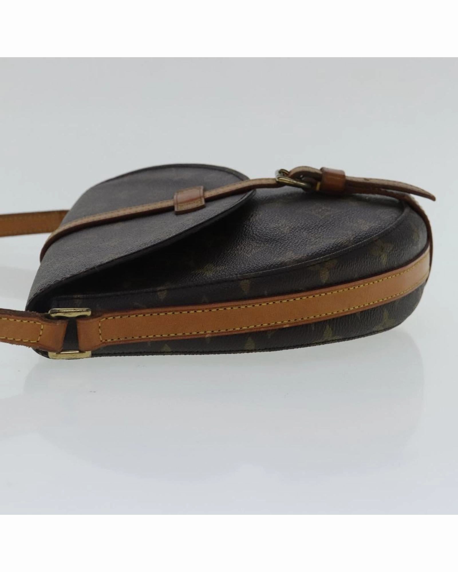 Monogram Canvas Shoulder Bag with Adjustable Strap