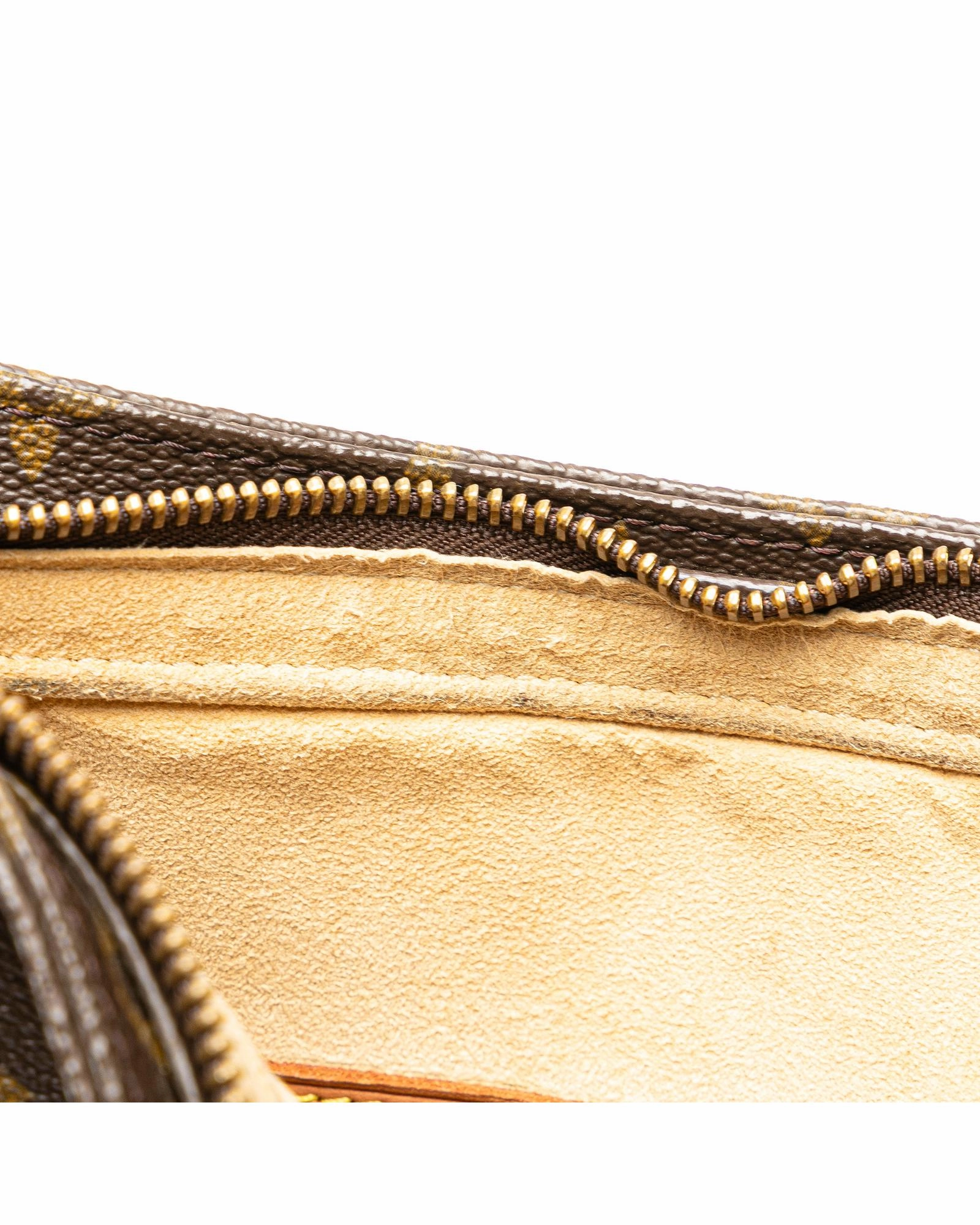 Monogram Canvas Shoulder Bag with Vachetta Leather Strap