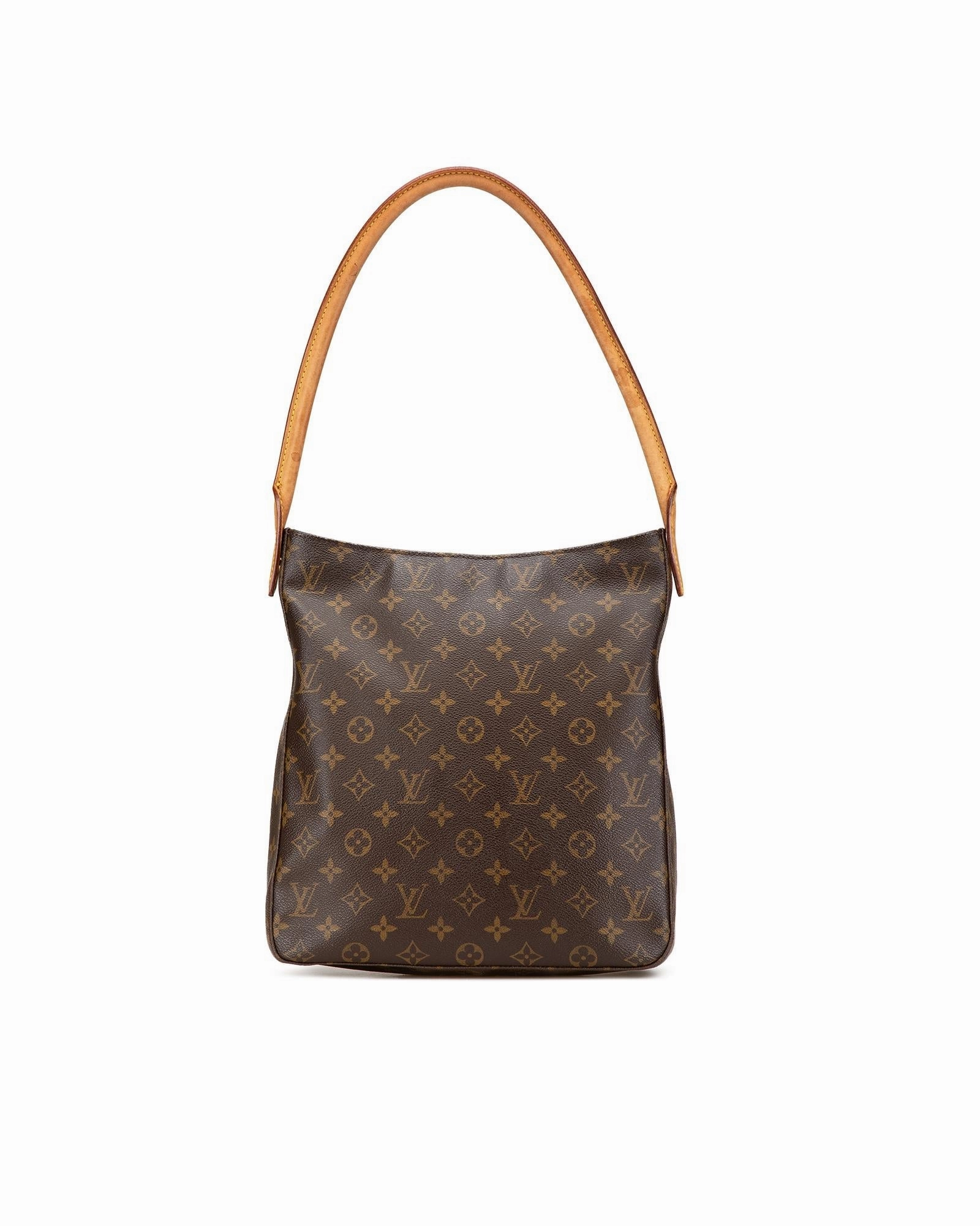 Monogram Canvas Shoulder Bag with Vachetta Leather Strap