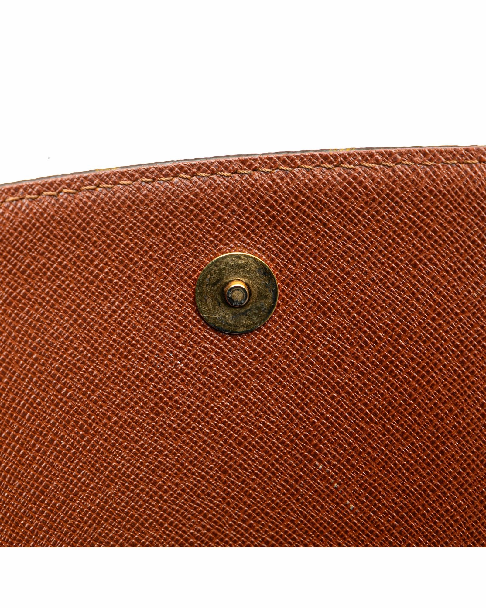 Monogram Canvas Shoulder Bag with Vachetta Leather Strap