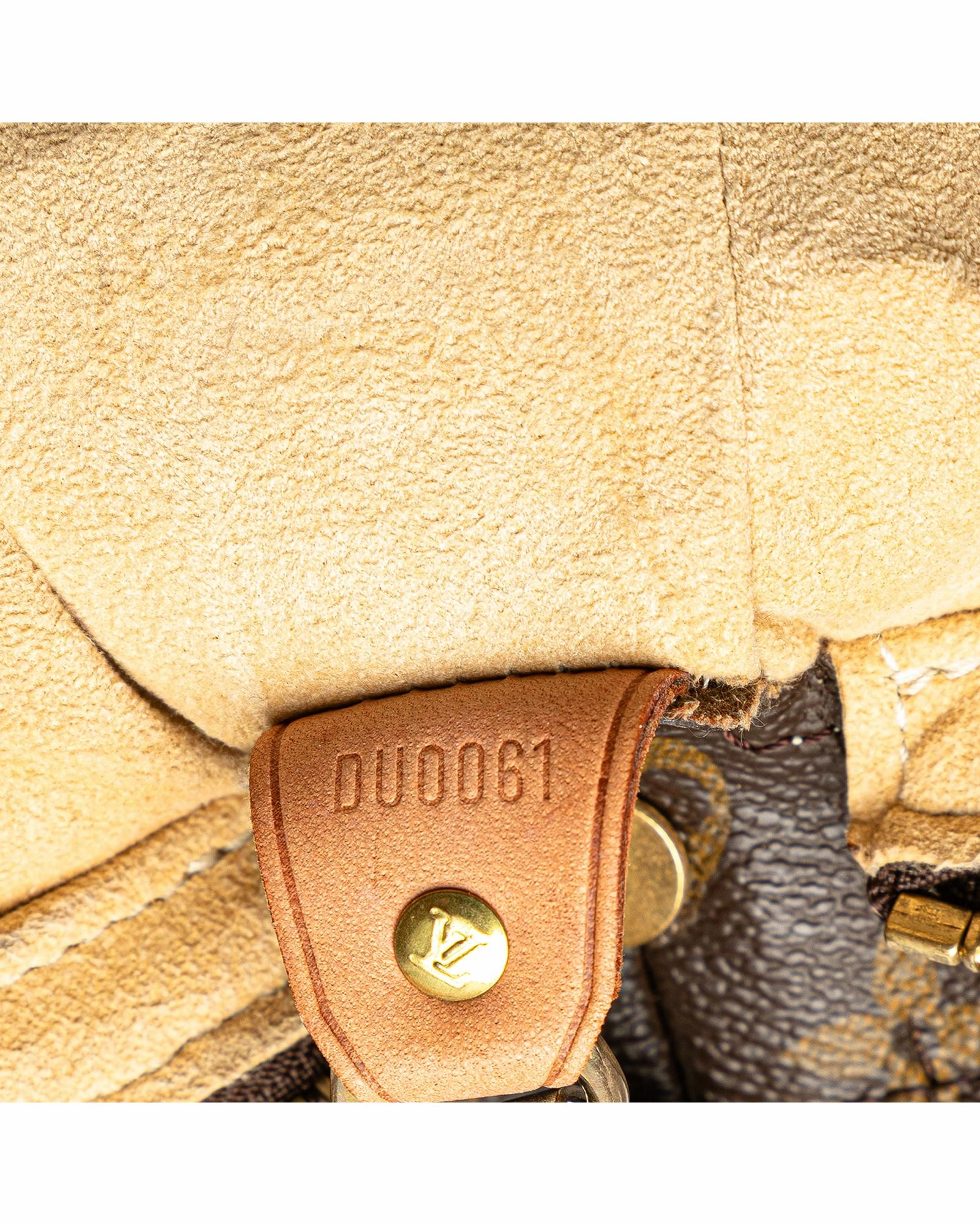 Monogram Canvas Shoulder Bag with Vachetta Leather Strap