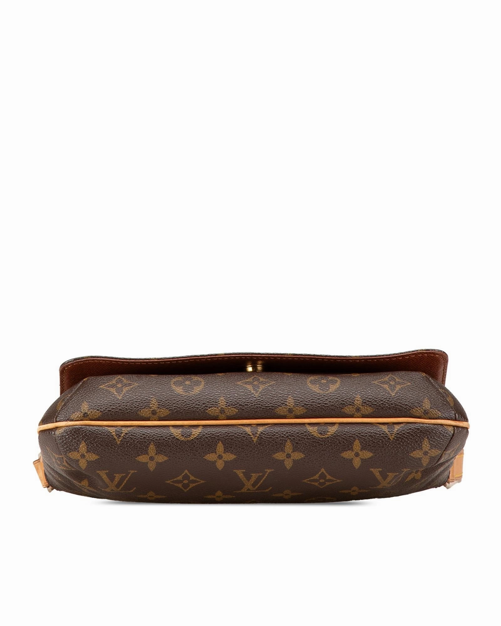 Monogram Canvas Shoulder Bag with Vachetta Leather Strap