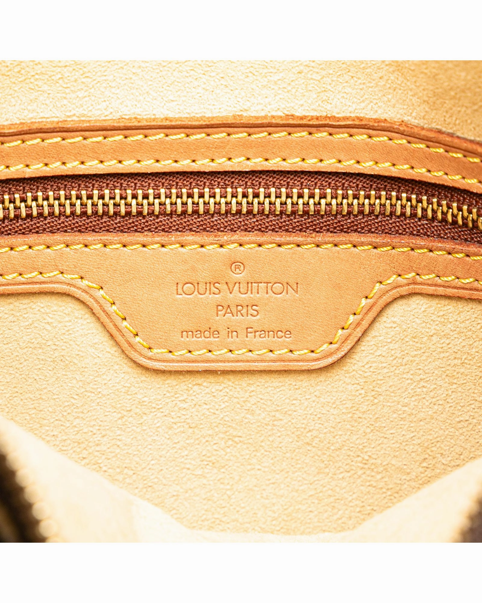Monogram Canvas Shoulder Bag with Vachetta Leather Strap