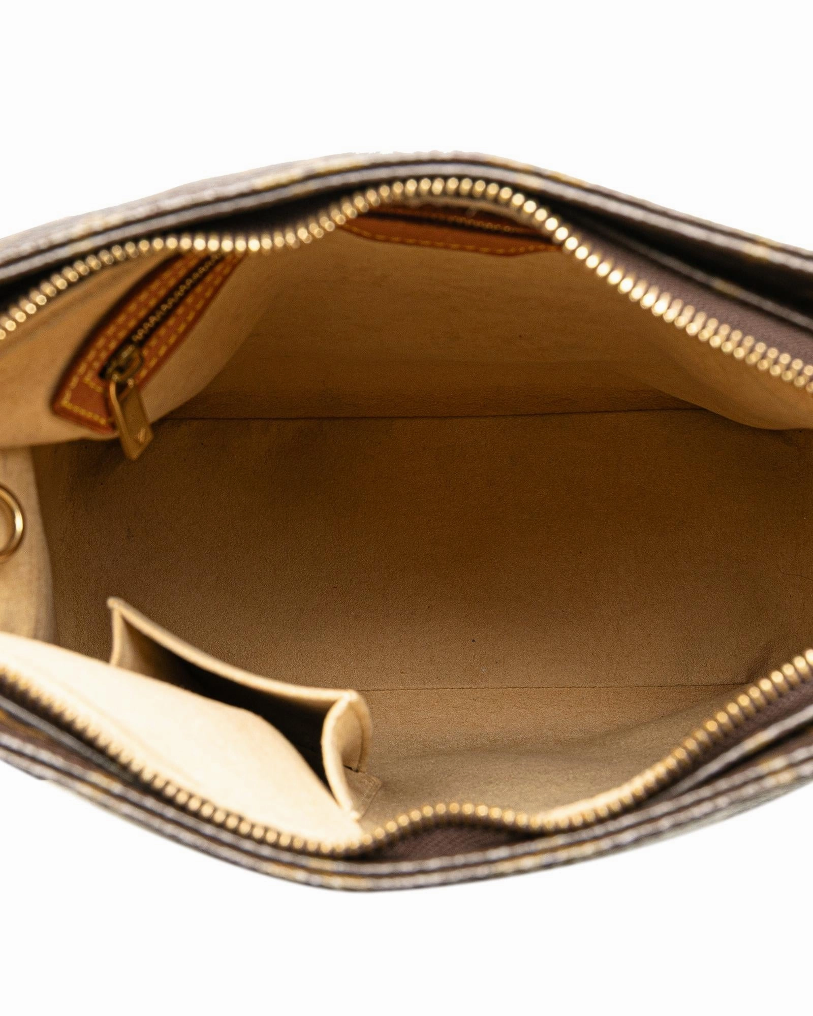 Monogram Canvas Shoulder Bag with Vachetta Leather Strap