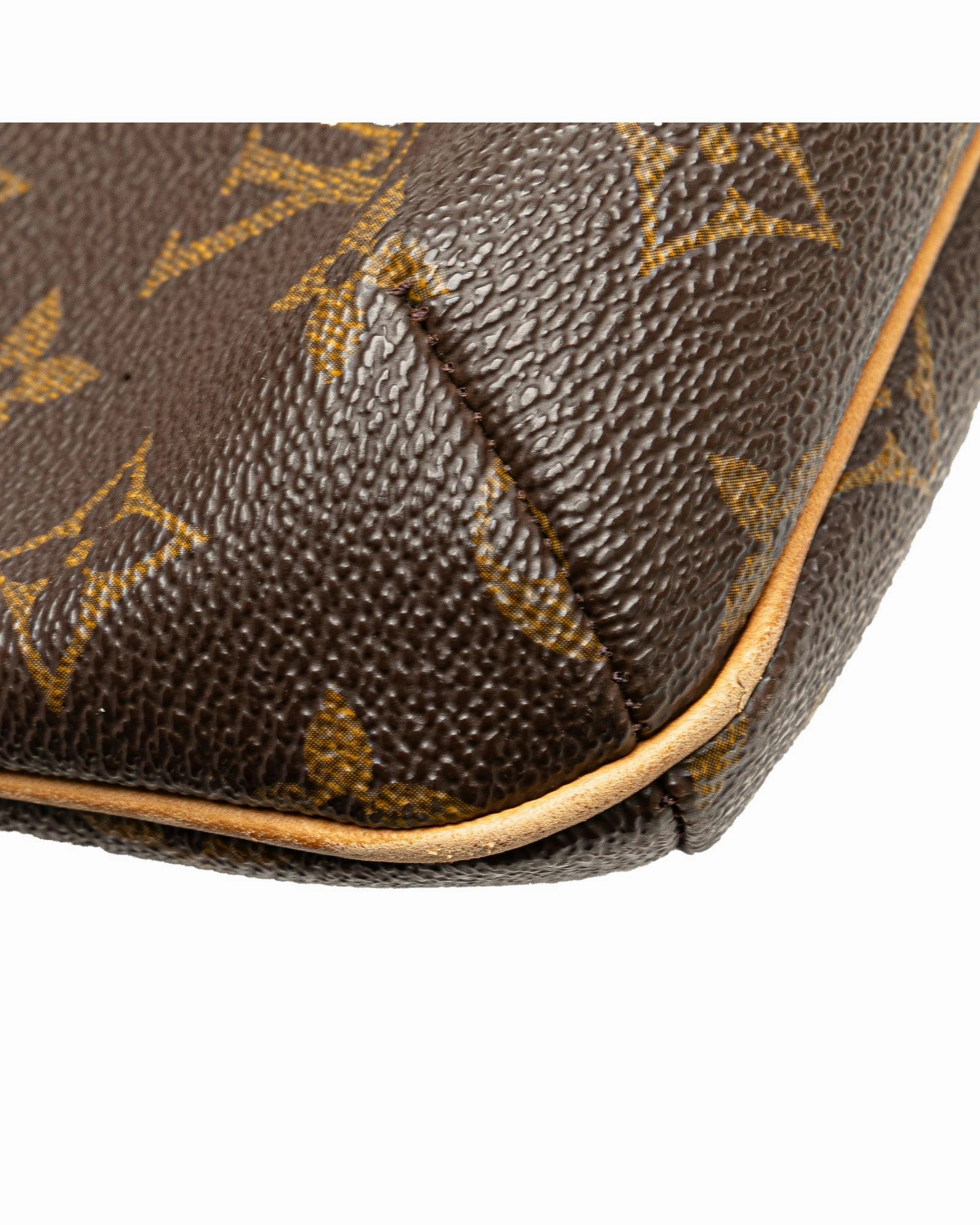 Monogram Canvas Shoulder Bag with Vachetta Leather Strap