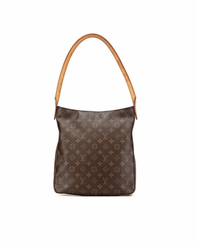 Monogram Canvas Shoulder Bag with Vachetta Leather Strap