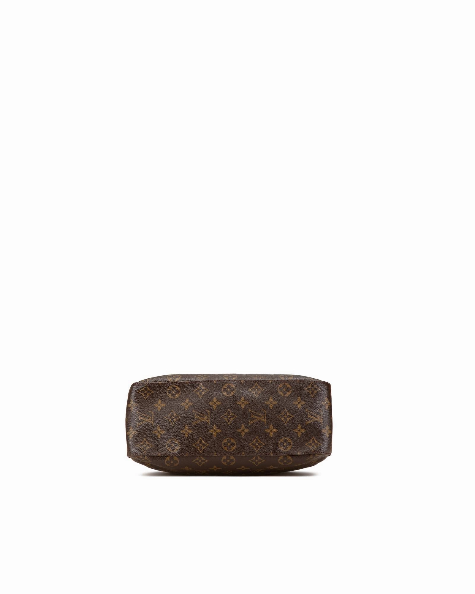 Monogram Canvas Shoulder Bag with Vachetta Leather Strap
