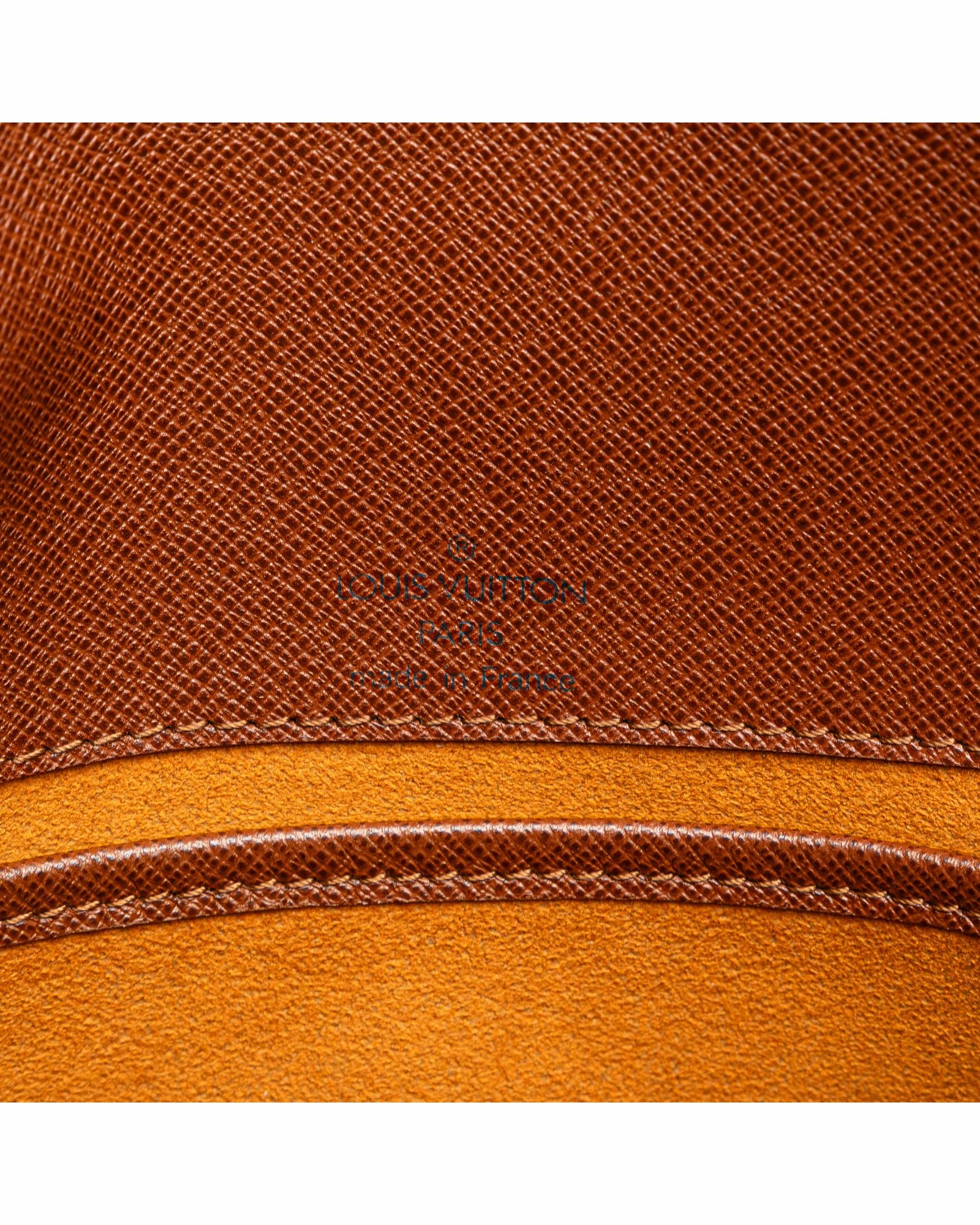 Monogram Canvas Shoulder Bag with Vachetta Leather Strap