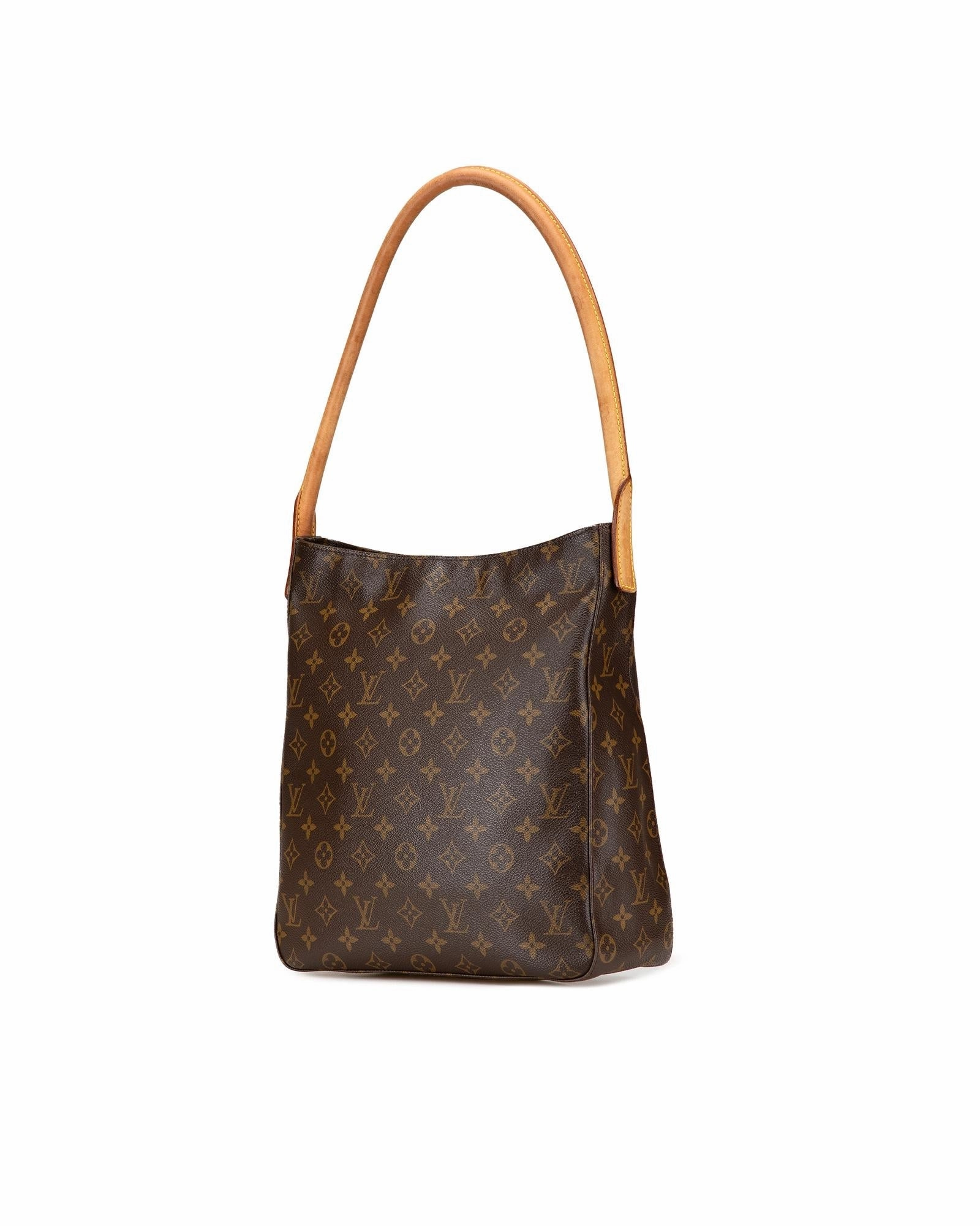 Monogram Canvas Shoulder Bag with Vachetta Leather Strap