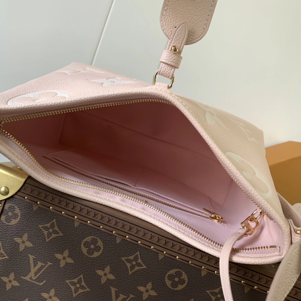Monogram Empreinte Leather Pink Quartz Leather Shoulder Bag for Women