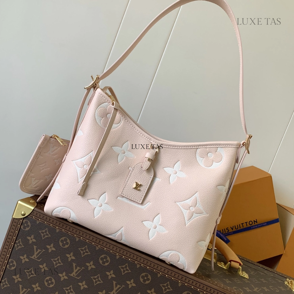 Monogram Empreinte Leather Pink Quartz Leather Shoulder Bag for Women