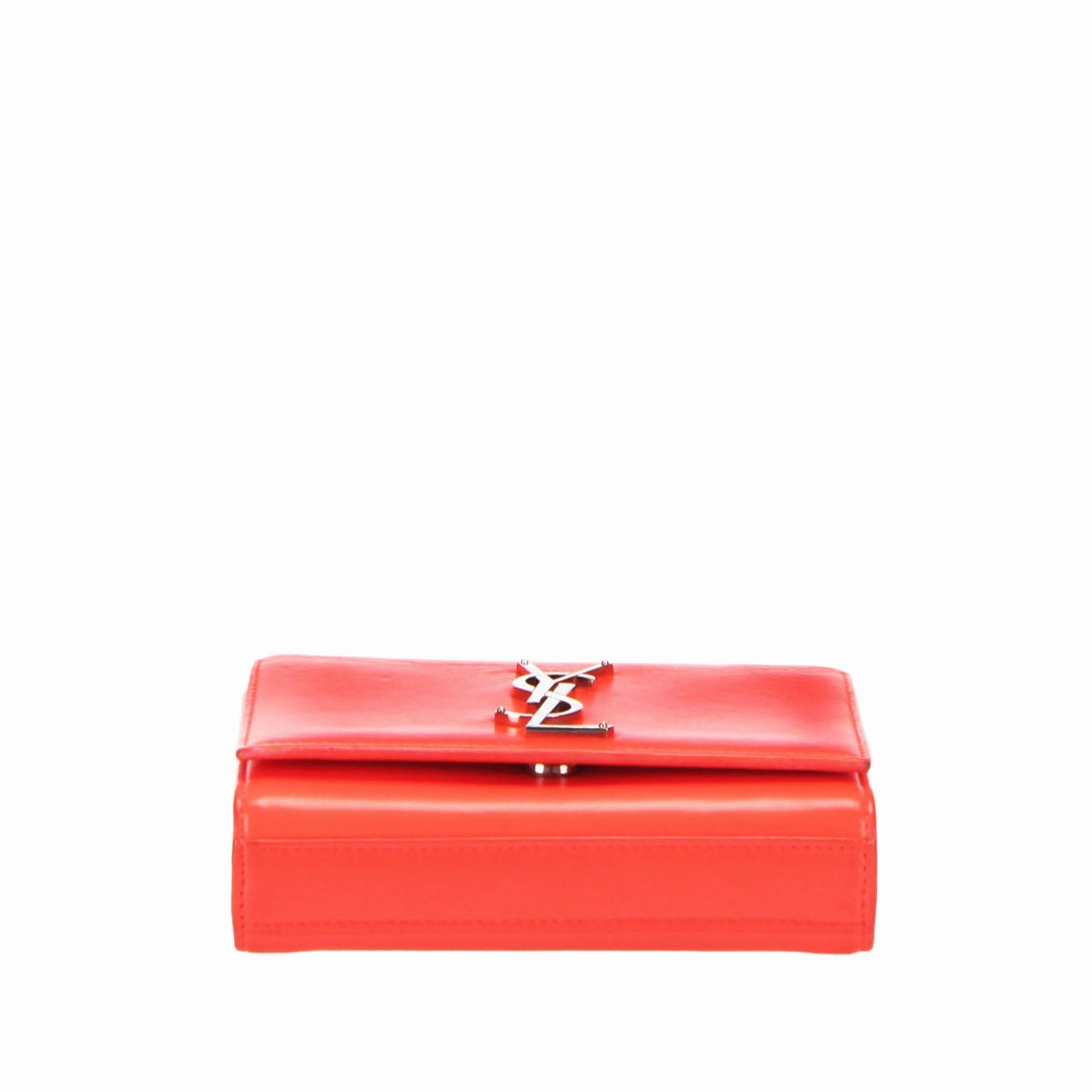 Monogram Kate Leather Crossbody Bag Orange